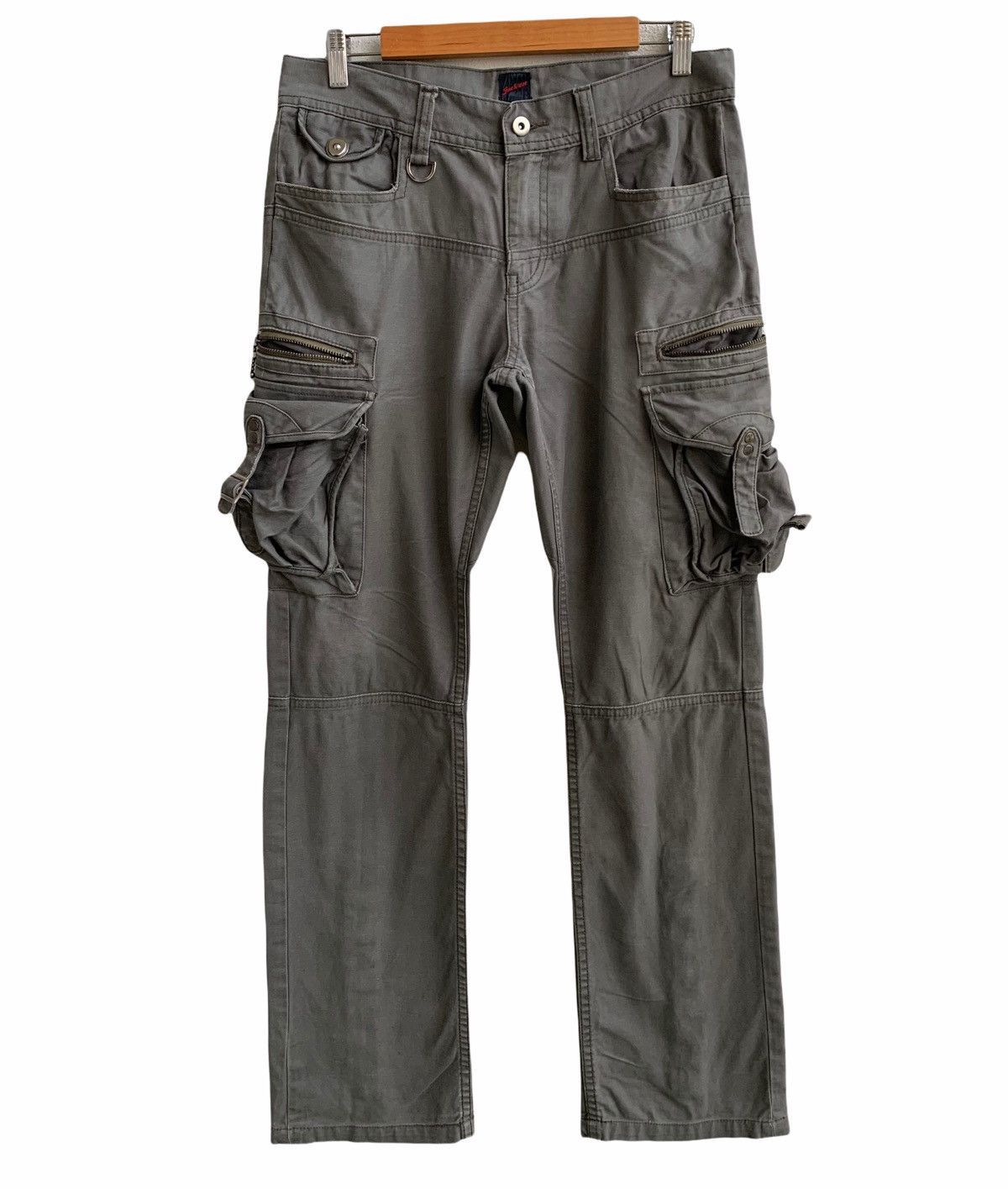 20471120 Japanese Brand JackRose Multiple Pocket Cargo Pants Size US 32 / EU 48 - 1 Thumbnail
