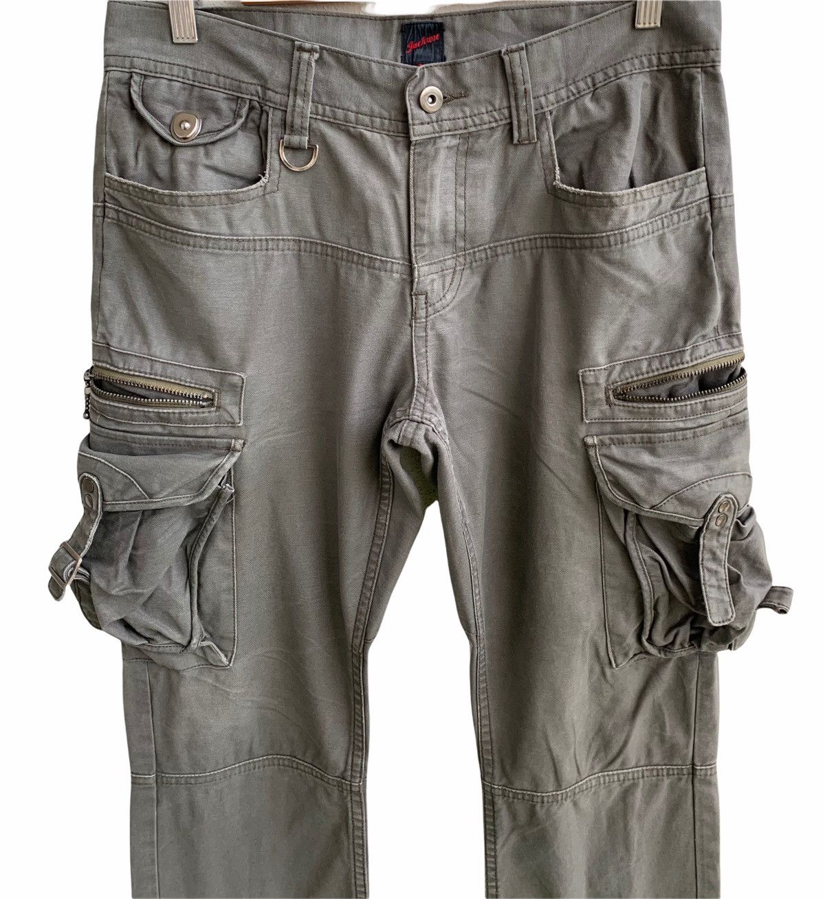 20471120 Japanese Brand JackRose Multiple Pocket Cargo Pants Size US 32 / EU 48 - 4 Thumbnail