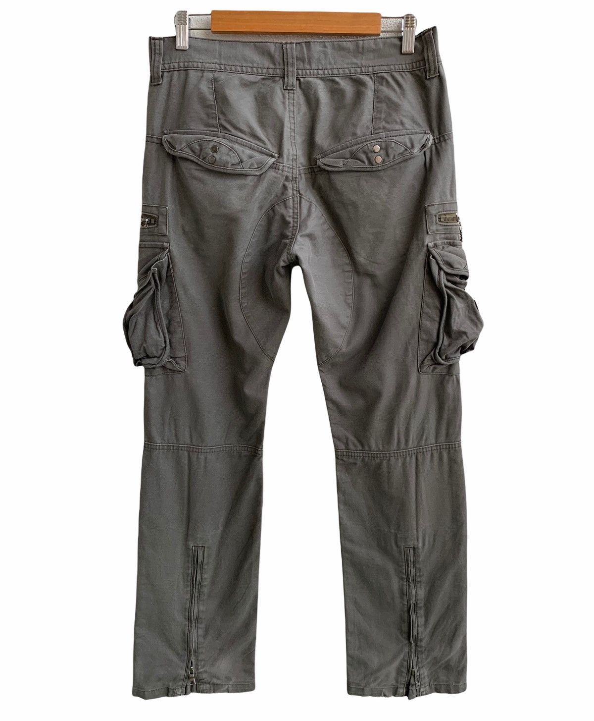 20471120 Japanese Brand JackRose Multiple Pocket Cargo Pants Size US 32 / EU 48 - 2 Thumbnail