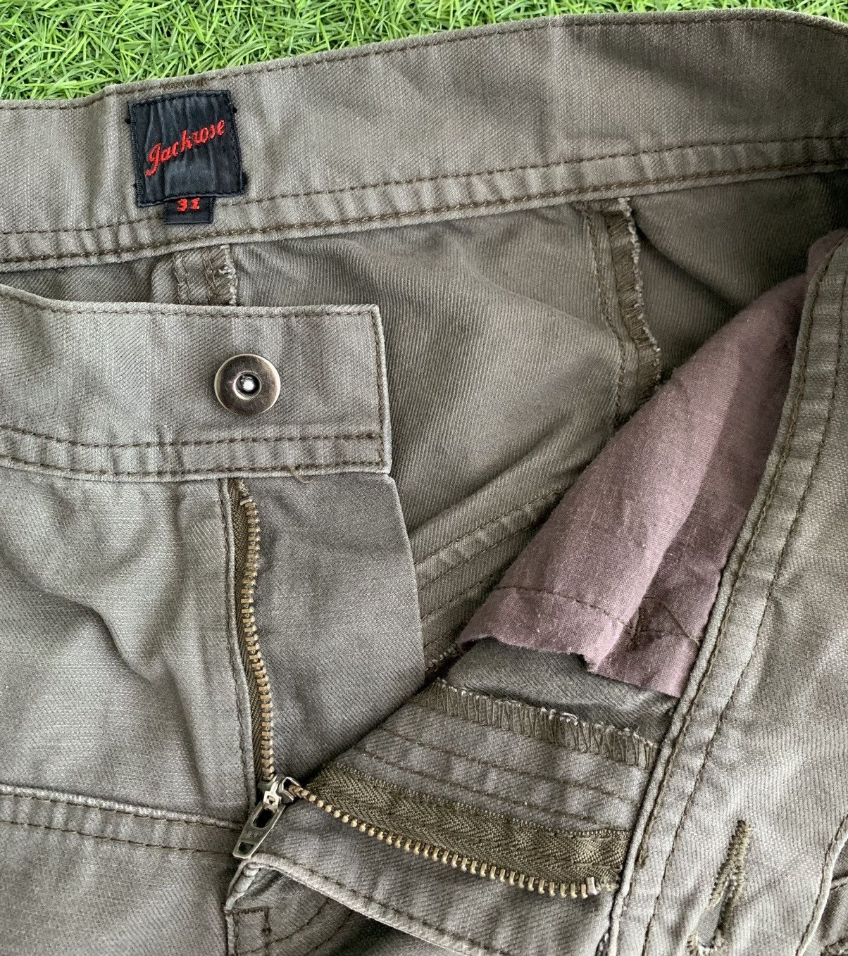 20471120 Japanese Brand JackRose Multiple Pocket Cargo Pants Size US 32 / EU 48 - 13 Thumbnail