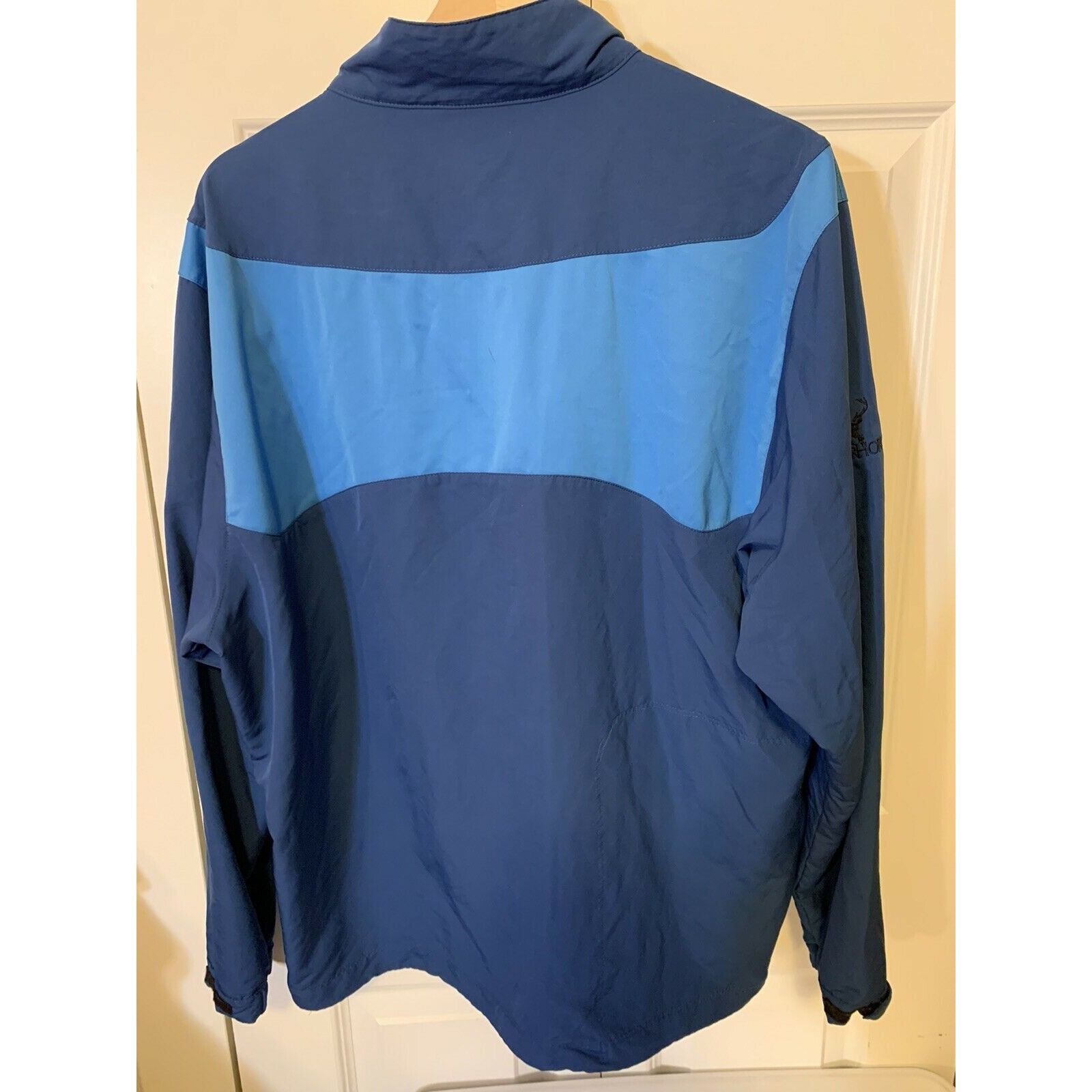 Nike NIKE GOLF WINDBREAKER JACKET Men’s Sz LARGE Blue 1/2 Zip Size US L / EU 52-54 / 3 - 9 Thumbnail