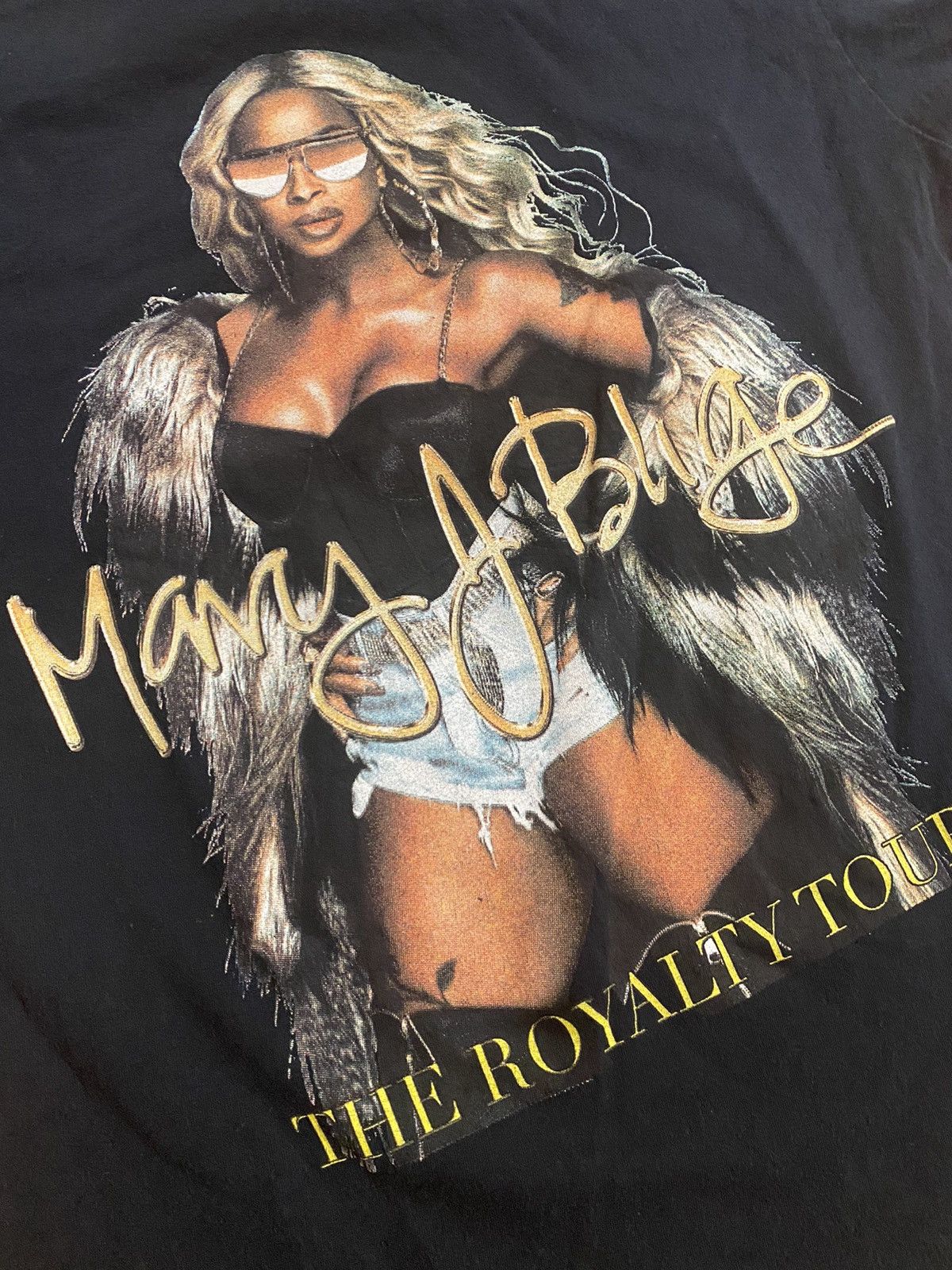 Band Tees × Nas × Rap Tees 2019 Mary J Blige & Nas The Royalty Tour Size US M / EU 48-50 / 2 - 2 Thumbnail