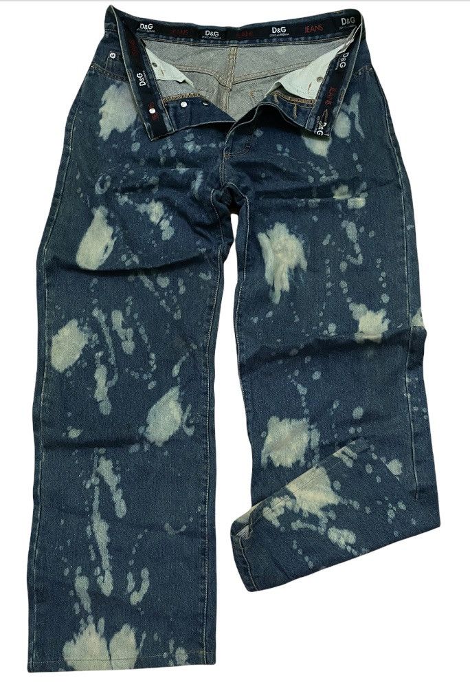 Dolce & Gabbana Dolce & Gabbana Denim "Rare Design Acid Wash" Size US 32 / EU 48 - 1 Thumbnail
