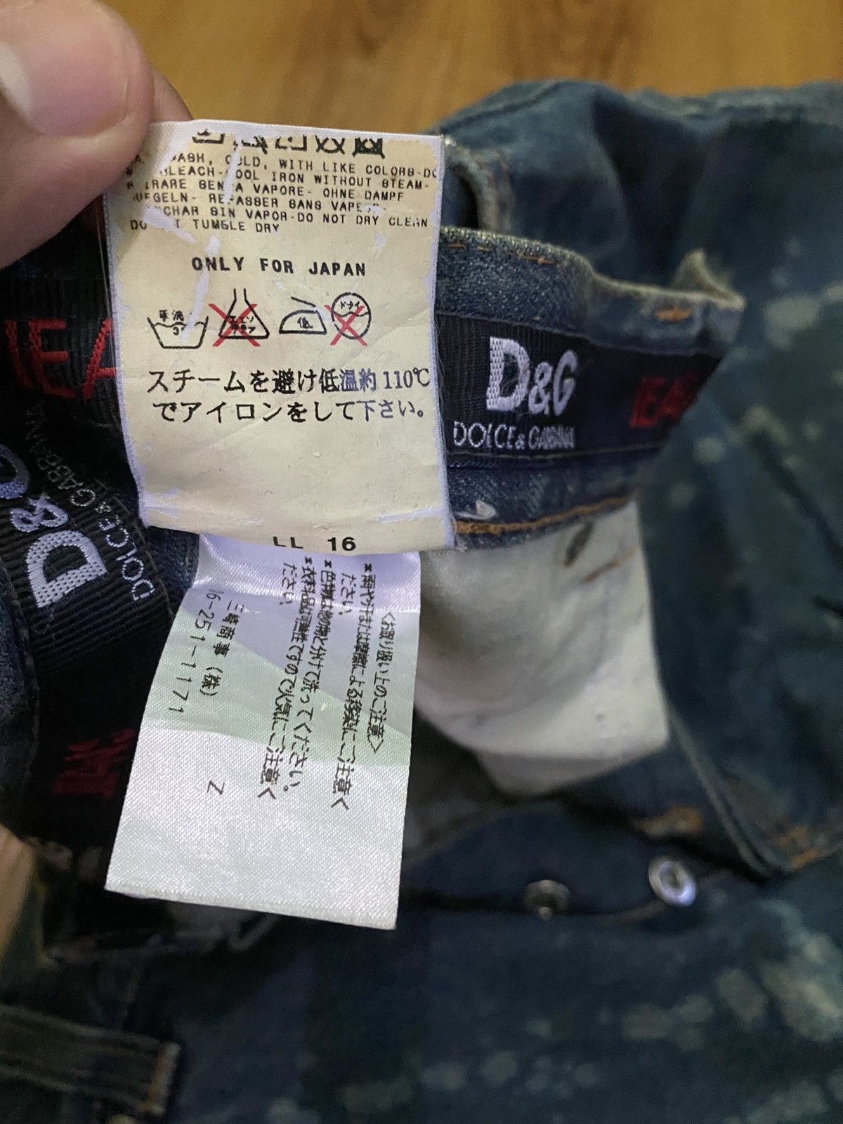 Dolce & Gabbana Dolce & Gabbana Denim "Rare Design Acid Wash" Size US 32 / EU 48 - 7 Thumbnail
