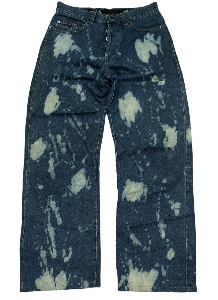 Dolce & Gabbana Dolce & Gabbana Denim "Rare Design Acid Wash" Size US 32 / EU 48 - 2 Thumbnail