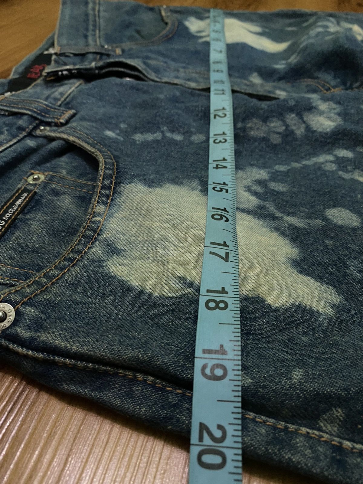 Dolce & Gabbana Dolce & Gabbana Denim "Rare Design Acid Wash" Size US 32 / EU 48 - 12 Thumbnail