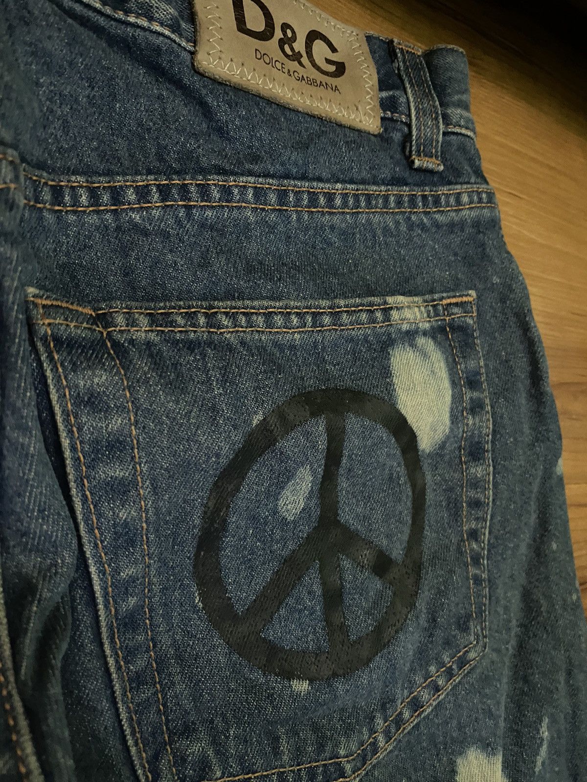 Dolce & Gabbana Dolce & Gabbana Denim "Rare Design Acid Wash" Size US 32 / EU 48 - 9 Thumbnail