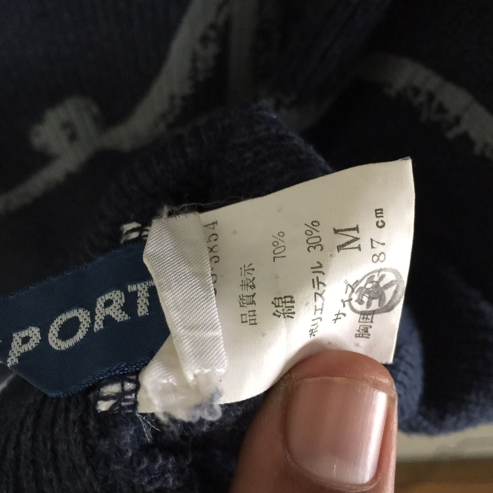 Kansai Yamamoto Kansai Sport Kansai Yamamoto Knit Sweater Spellout Size US M / EU 48-50 / 2 - 6 Thumbnail