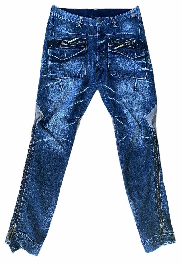 Japanese Brand × PPFM PPFM Cargopant "Zipper" Rare Design Size US 32 / EU 48 - 1 Thumbnail