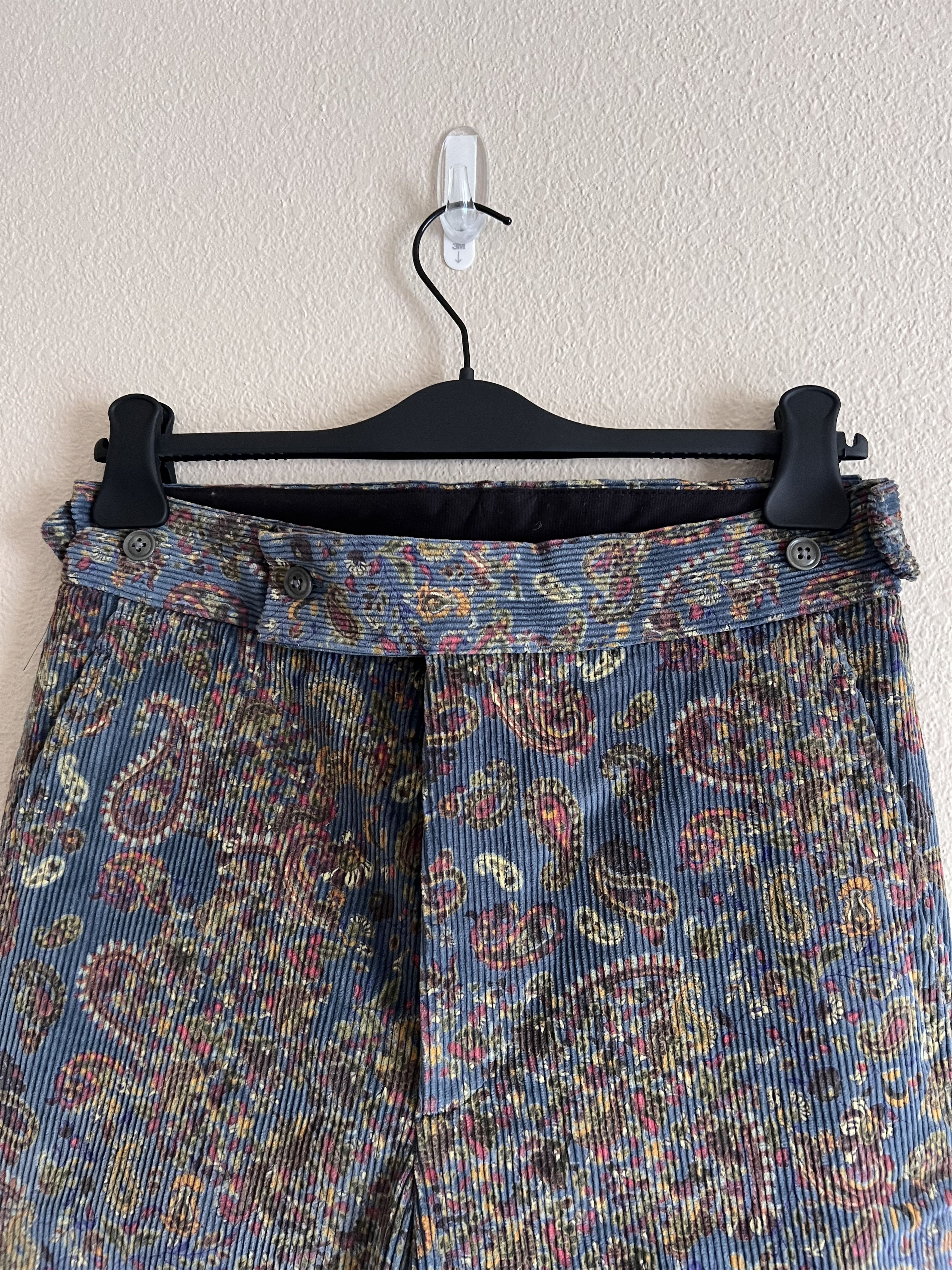 Needles Needles Paisley Corduroy Side Tab Trousers Size US 30 / EU 46 - 2 Thumbnail