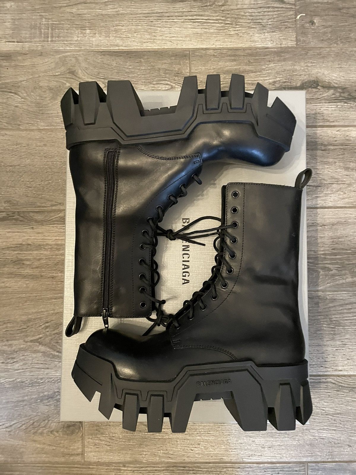 Balenciaga Balenciaga bulldozer boots size 42 | Grailed
