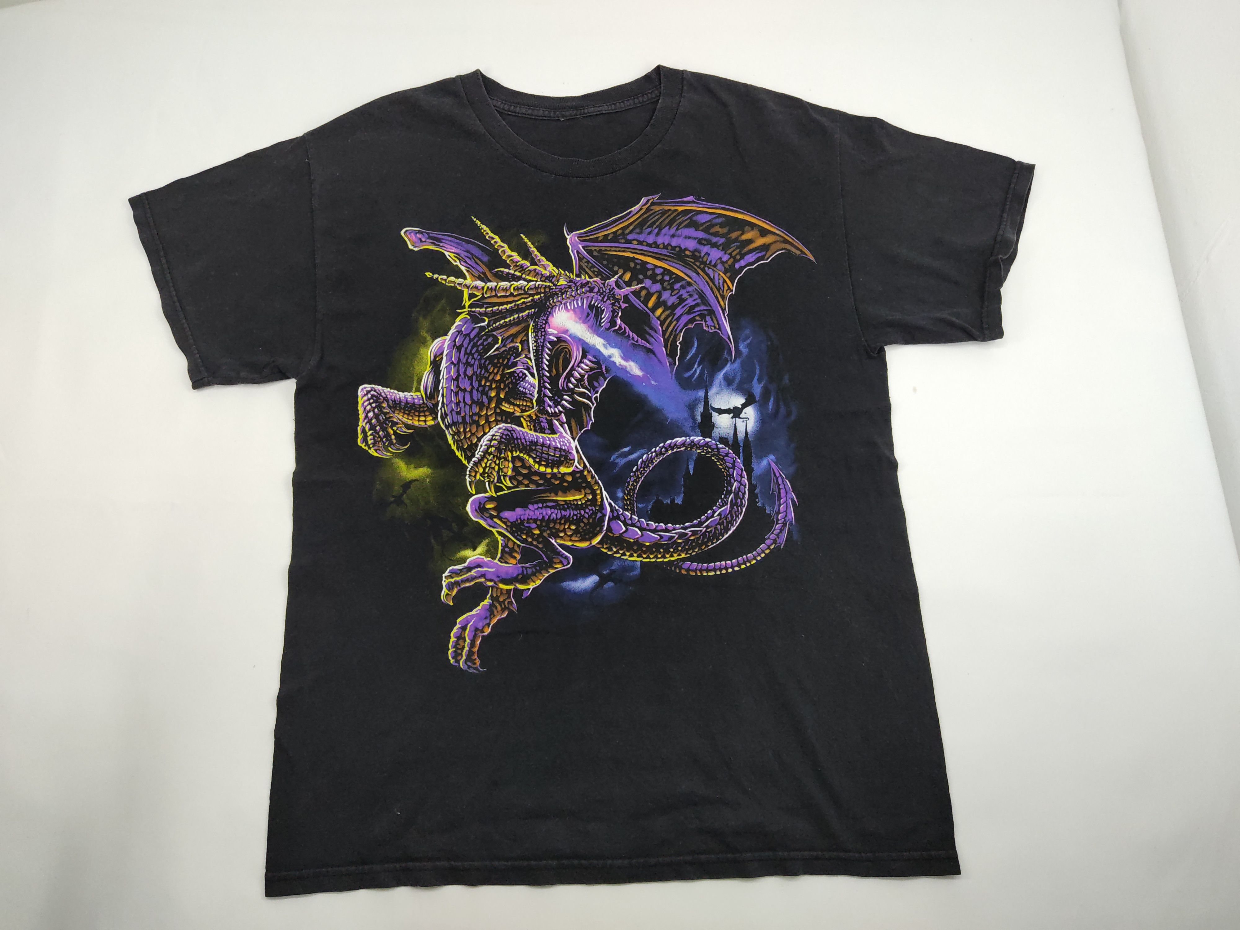 Liquid Blue Vintage 90s Dragon Vintage Liquid Blue Style Fashion Victim Size US L / EU 52-54 / 3 - 1 Thumbnail