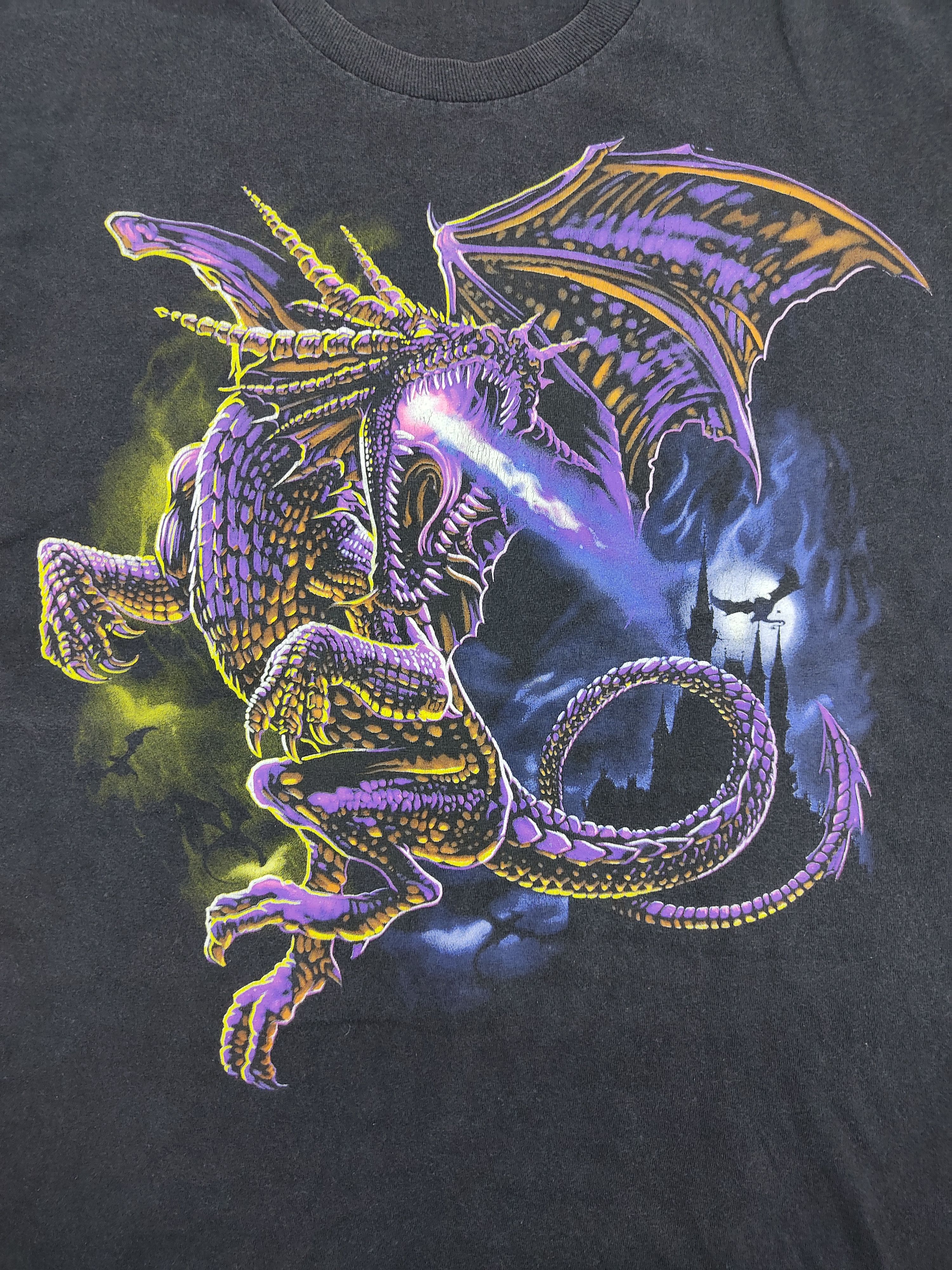 Liquid Blue Vintage 90s Dragon Vintage Liquid Blue Style Fashion Victim Size US L / EU 52-54 / 3 - 2 Thumbnail