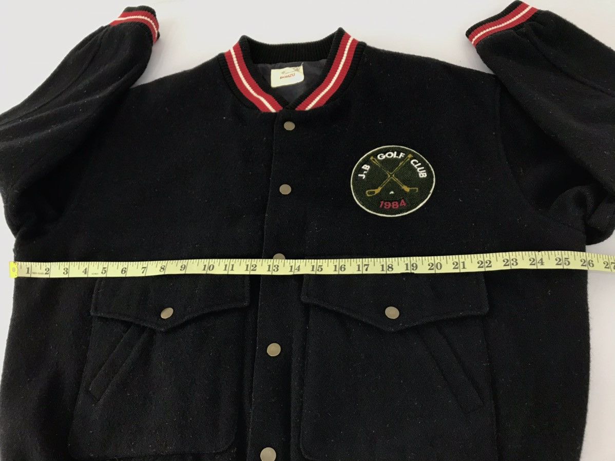 Japanese Brand Vintage Varsity Jacket Bohzu J.B Golf Club 1984 Big Pocket Size US L / EU 52-54 / 3 - 9 Thumbnail