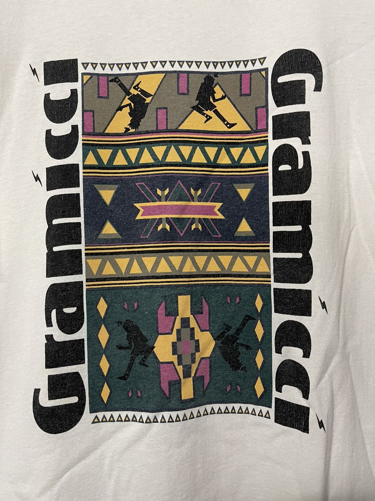 Gramicci × Vintage Vintage 90s Gramicci Design Art Photo Tees Size US XL / EU 56 / 4 - 2 Thumbnail