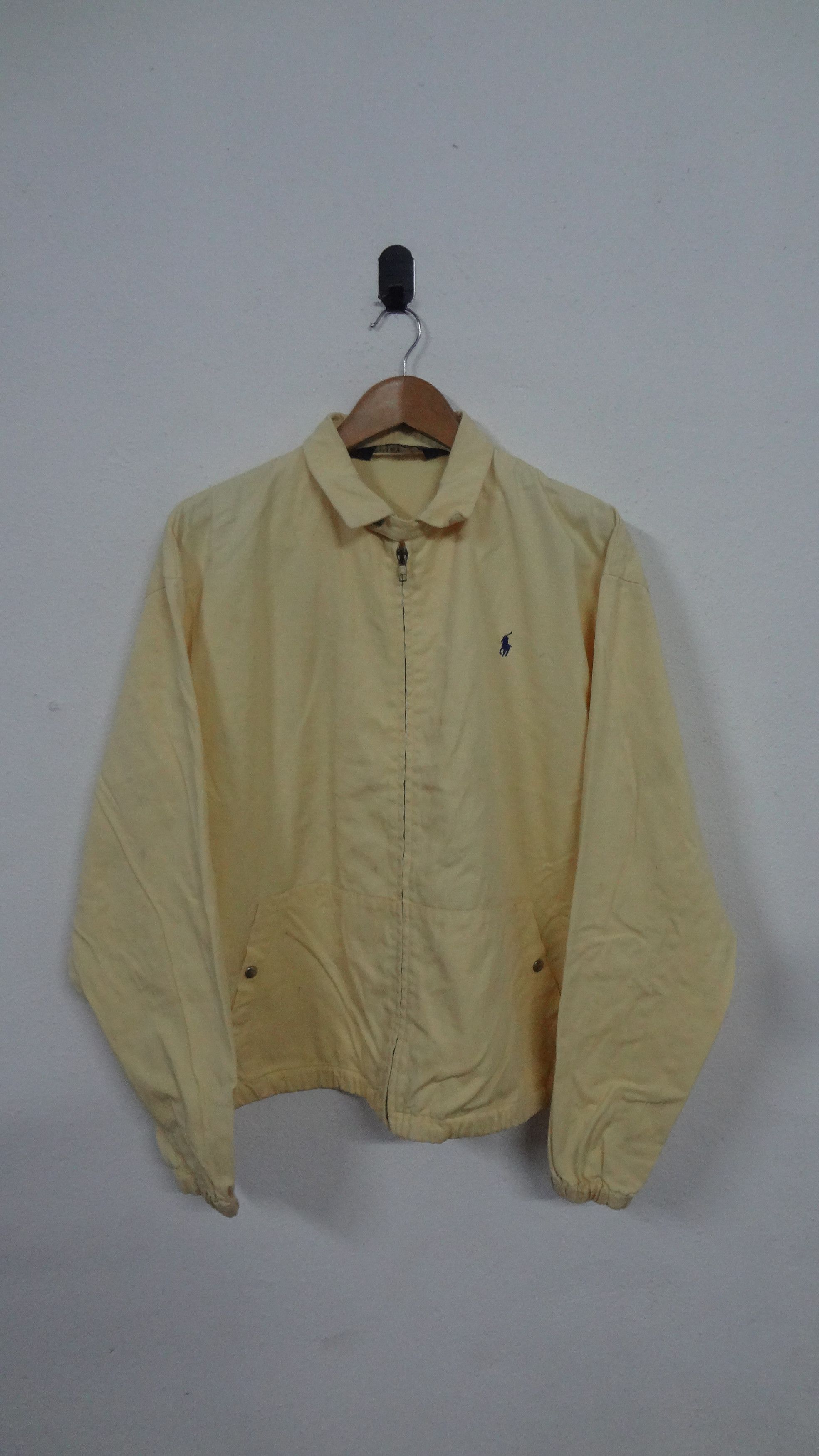 Polo Ralph Lauren Vintage Polo Ralph Lauren Jacket Rare Cotton Zip On Jacket Size US L / EU 52-54 / 3 - 1 Thumbnail