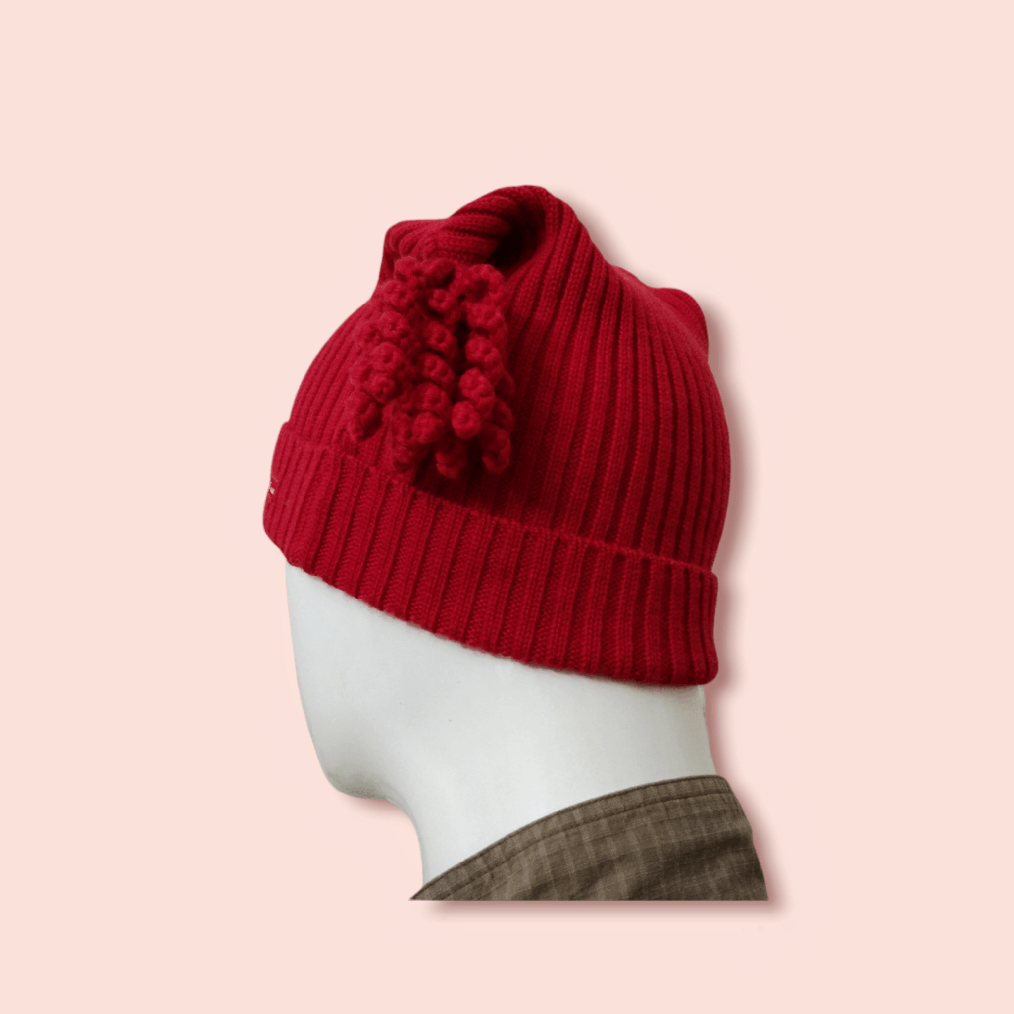 Japanese Brand × Vintage MIKI HOUSE RARE DESIGN WOOL BLEND BEANIE Size ONE SIZE - 2 Thumbnail
