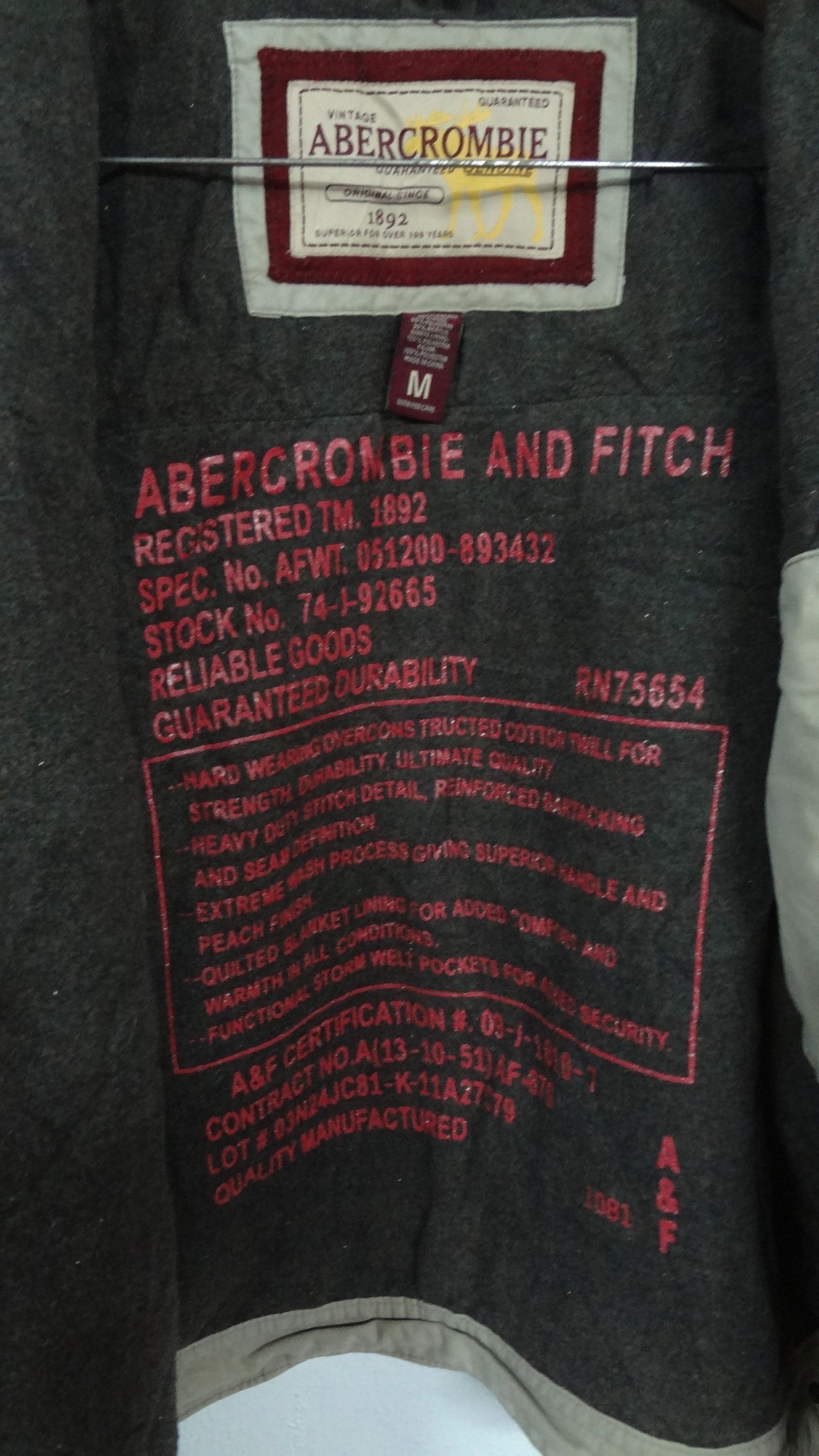Abercrombie & Fitch Abercrombie Jacket Size US M / EU 48-50 / 2 - 4 Thumbnail