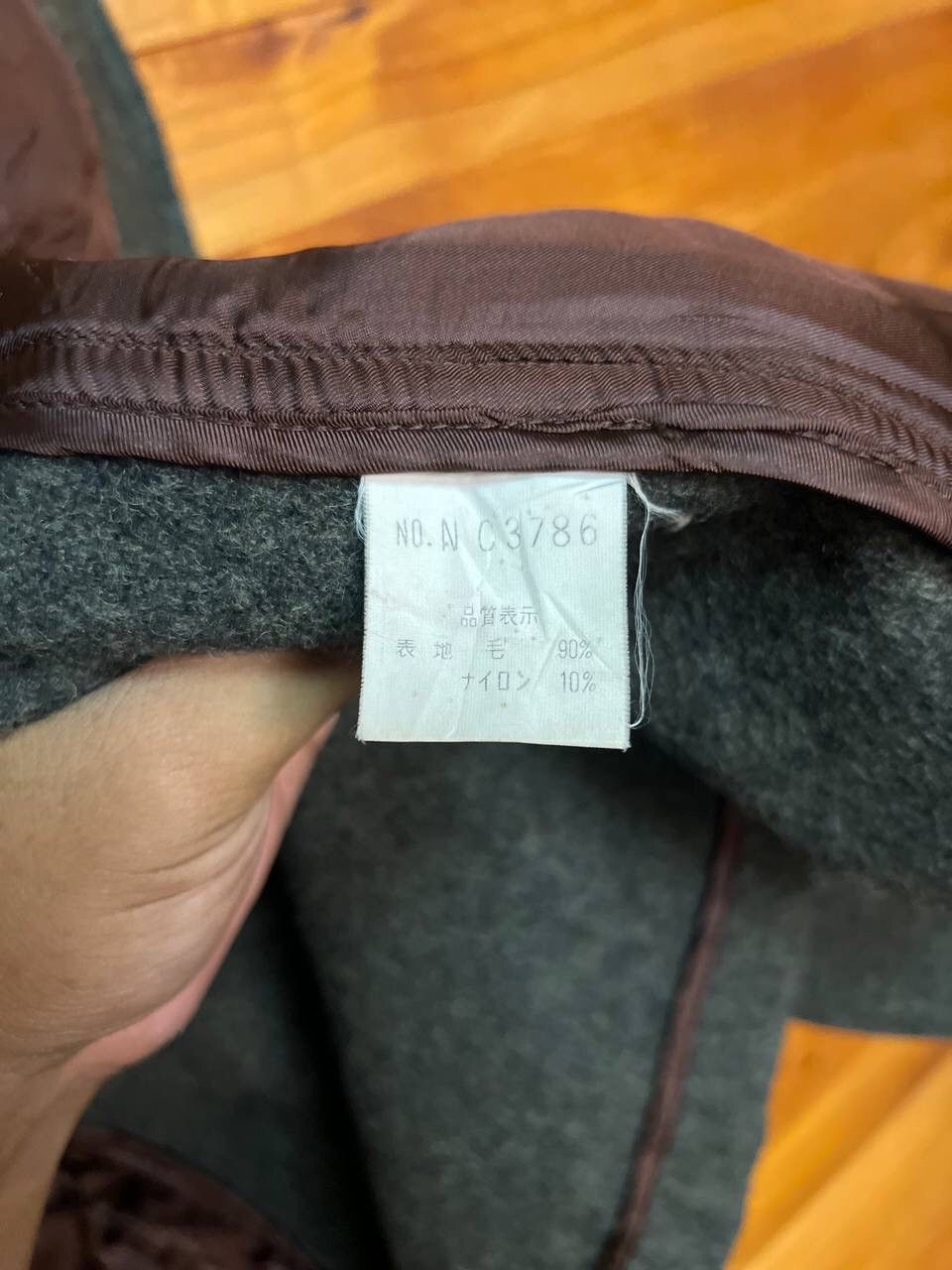 Japanese Brand NICOLE CLUB WOOL HOODIE ZIPPER JACKET Size US M / EU 48-50 / 2 - 16 Thumbnail