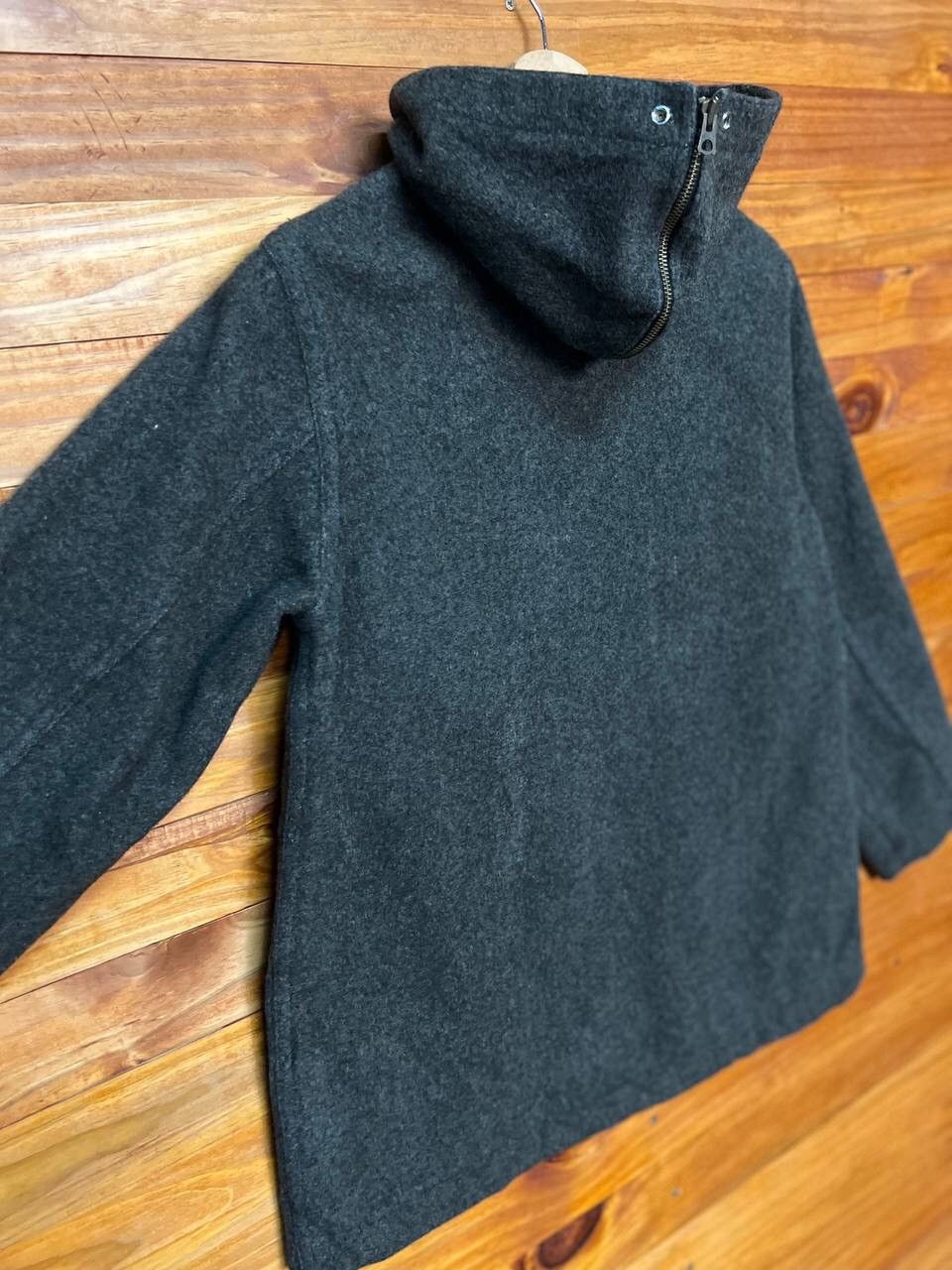 Japanese Brand NICOLE CLUB WOOL HOODIE ZIPPER JACKET Size US M / EU 48-50 / 2 - 12 Thumbnail