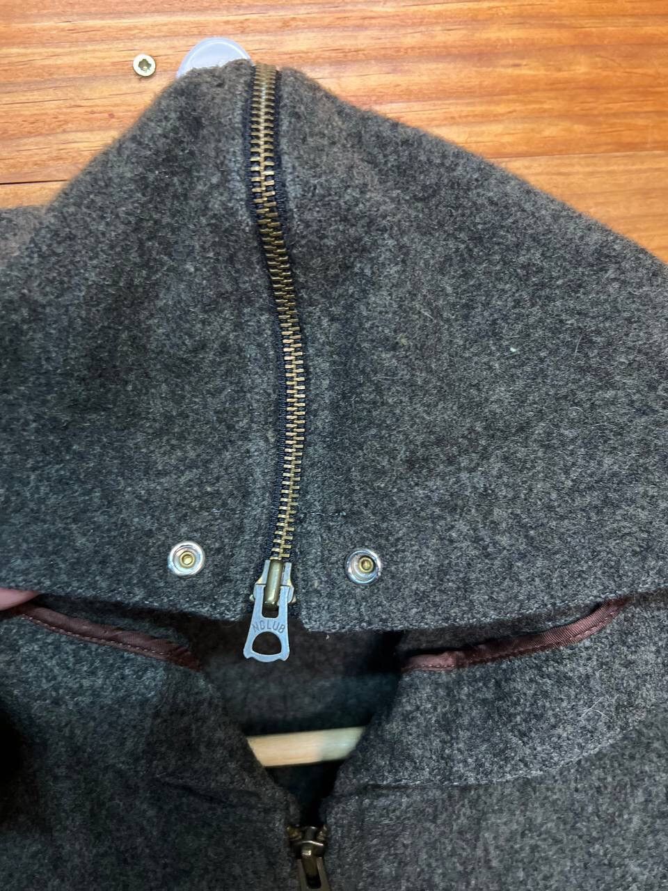 Japanese Brand NICOLE CLUB WOOL HOODIE ZIPPER JACKET Size US M / EU 48-50 / 2 - 9 Thumbnail