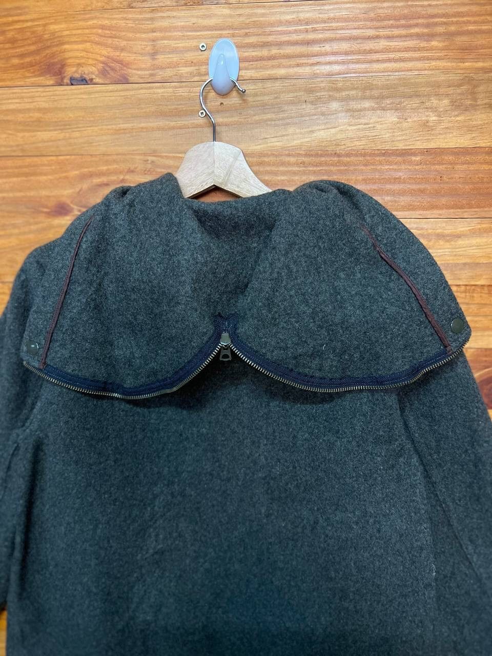 Japanese Brand NICOLE CLUB WOOL HOODIE ZIPPER JACKET Size US M / EU 48-50 / 2 - 13 Thumbnail