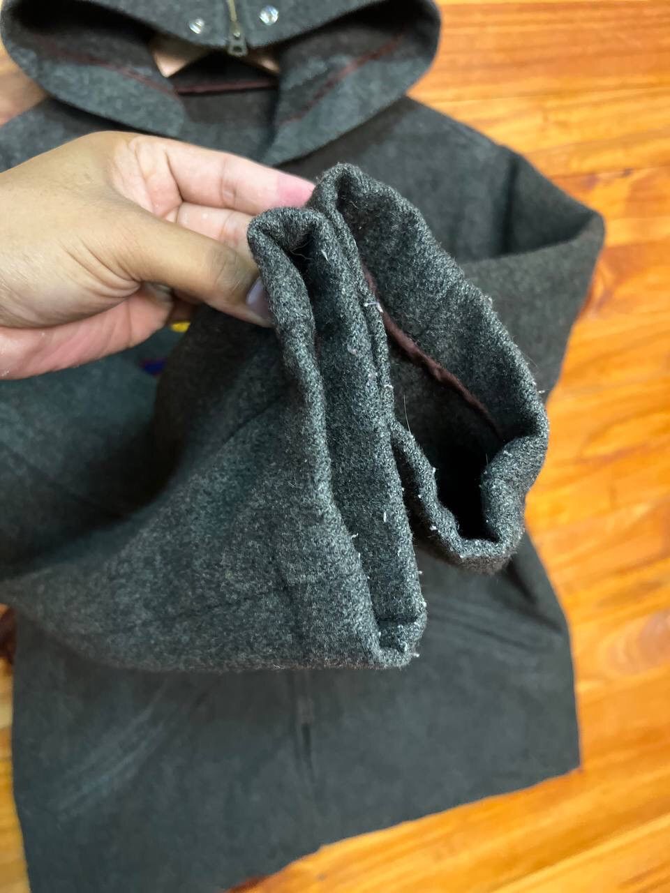 Japanese Brand NICOLE CLUB WOOL HOODIE ZIPPER JACKET Size US M / EU 48-50 / 2 - 5 Thumbnail