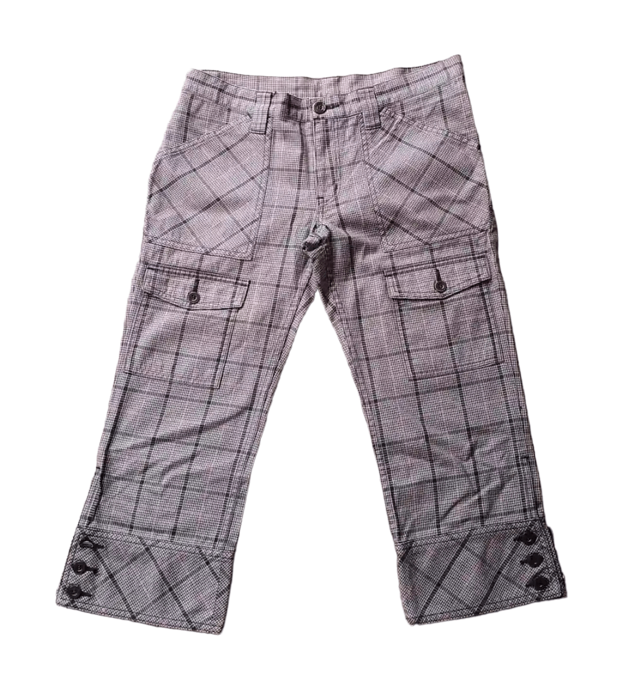 image of Beauty Beast x Hysteric Glamour Crop Pant in Grey, Women's (Size 31)