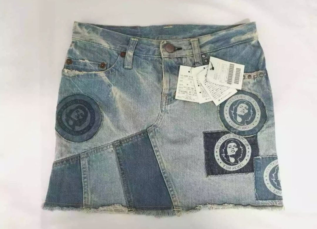 Hysteric Glamour Vintage Kinky Hysteric Glamour Mini Skirt Indigo Patch NEW Size 30" / US 8 / IT 44 - 1 Thumbnail