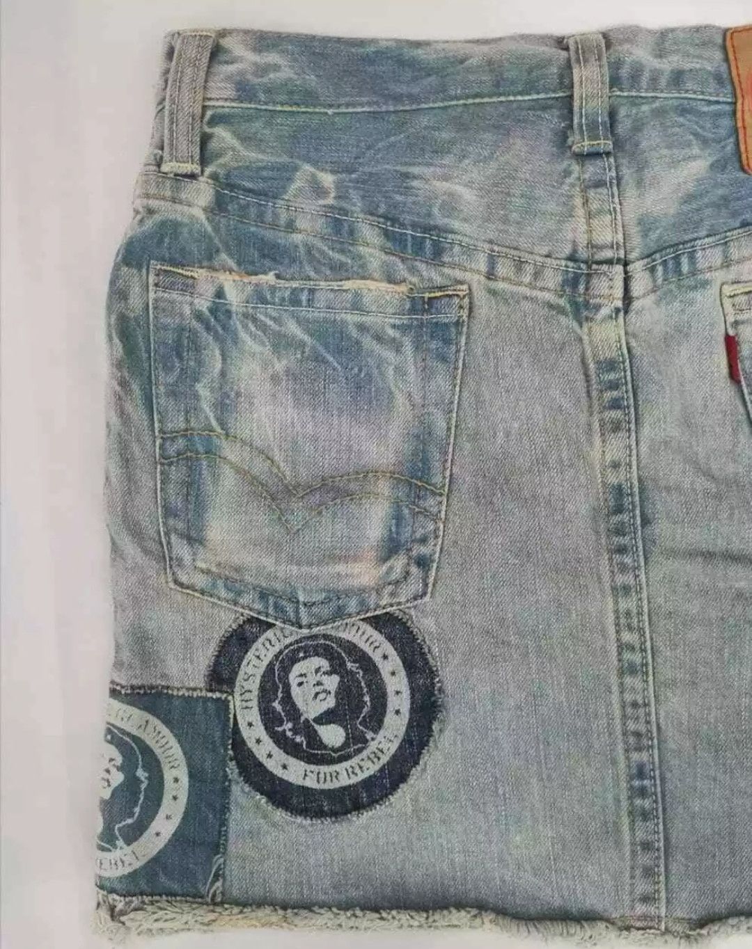 Hysteric Glamour Vintage Kinky Hysteric Glamour Mini Skirt Indigo Patch NEW Size 30" / US 8 / IT 44 - 4 Thumbnail
