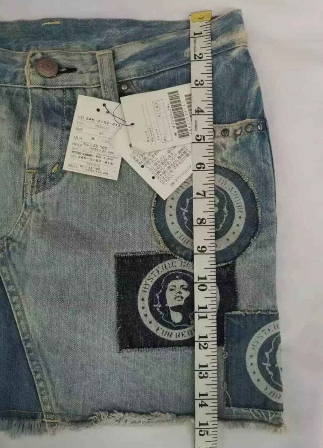 Hysteric Glamour Vintage Kinky Hysteric Glamour Mini Skirt Indigo Patch NEW Size 30" / US 8 / IT 44 - 11 Thumbnail