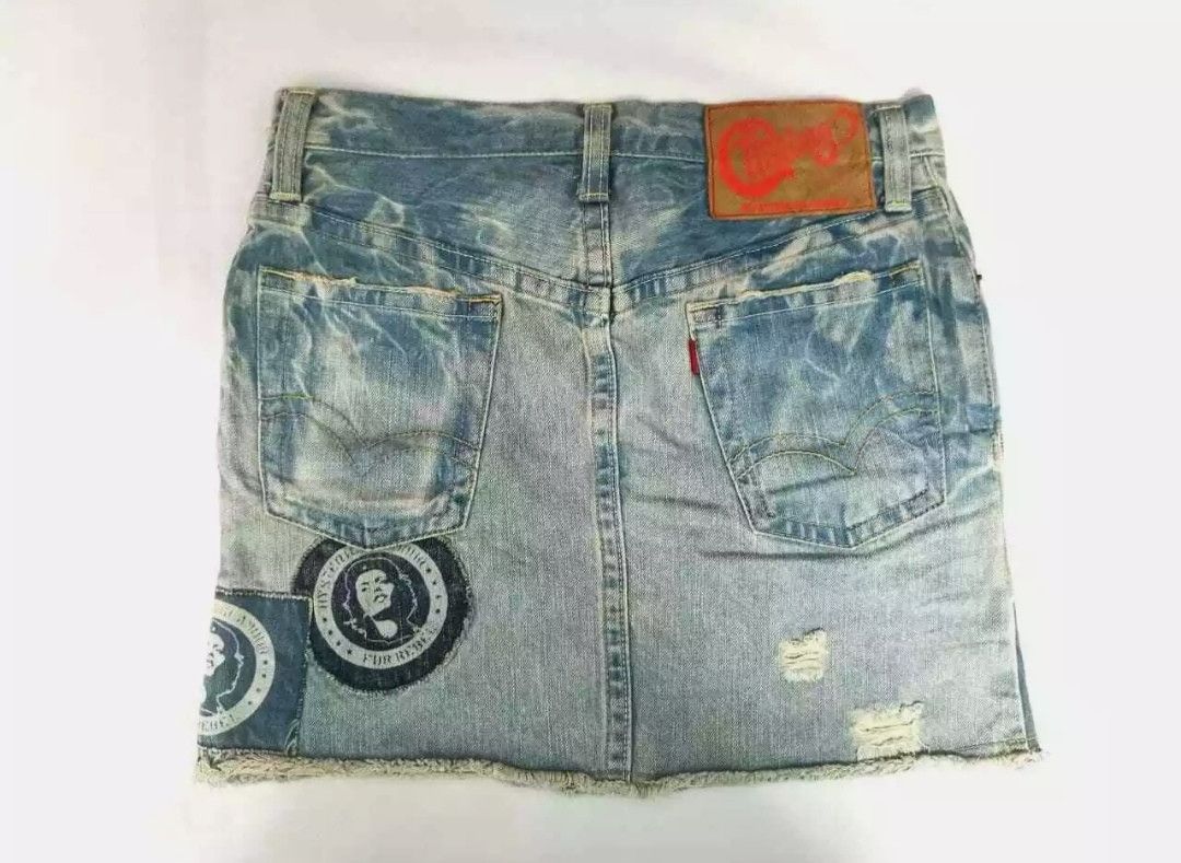 Hysteric Glamour Vintage Kinky Hysteric Glamour Mini Skirt Indigo Patch NEW Size 30" / US 8 / IT 44 - 2 Thumbnail
