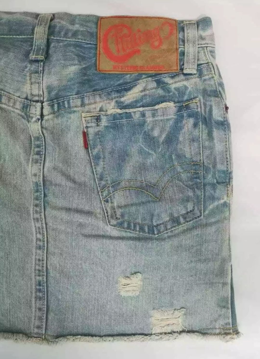 Hysteric Glamour Vintage Kinky Hysteric Glamour Mini Skirt Indigo Patch NEW Size 30" / US 8 / IT 44 - 3 Thumbnail