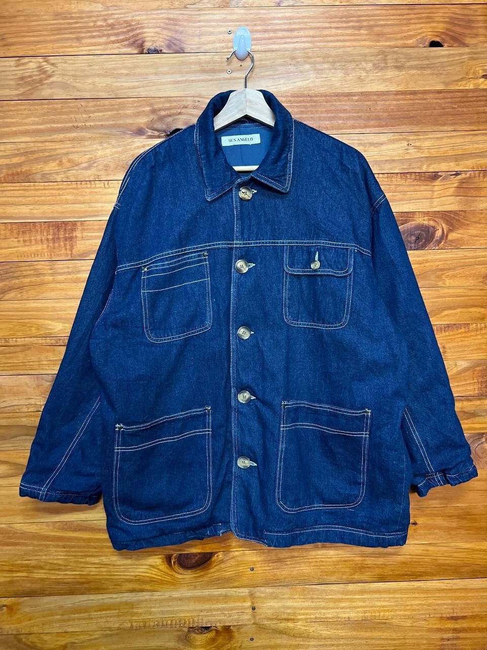 VINTAGE SUN ANGELO DENIM CHORE JACKET