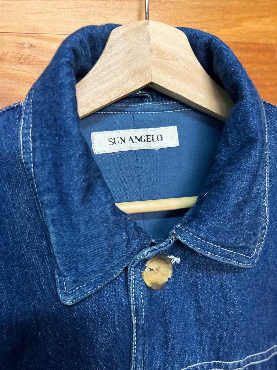 Vintage VINTAGE SUN ANGELO DENIM CHORE JACKET Size US L / EU 52-54 / 3 - 7 Thumbnail