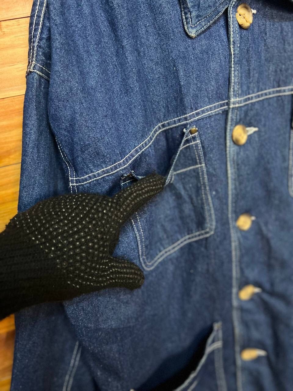 Vintage VINTAGE SUN ANGELO DENIM CHORE JACKET Size US L / EU 52-54 / 3 - 5 Thumbnail