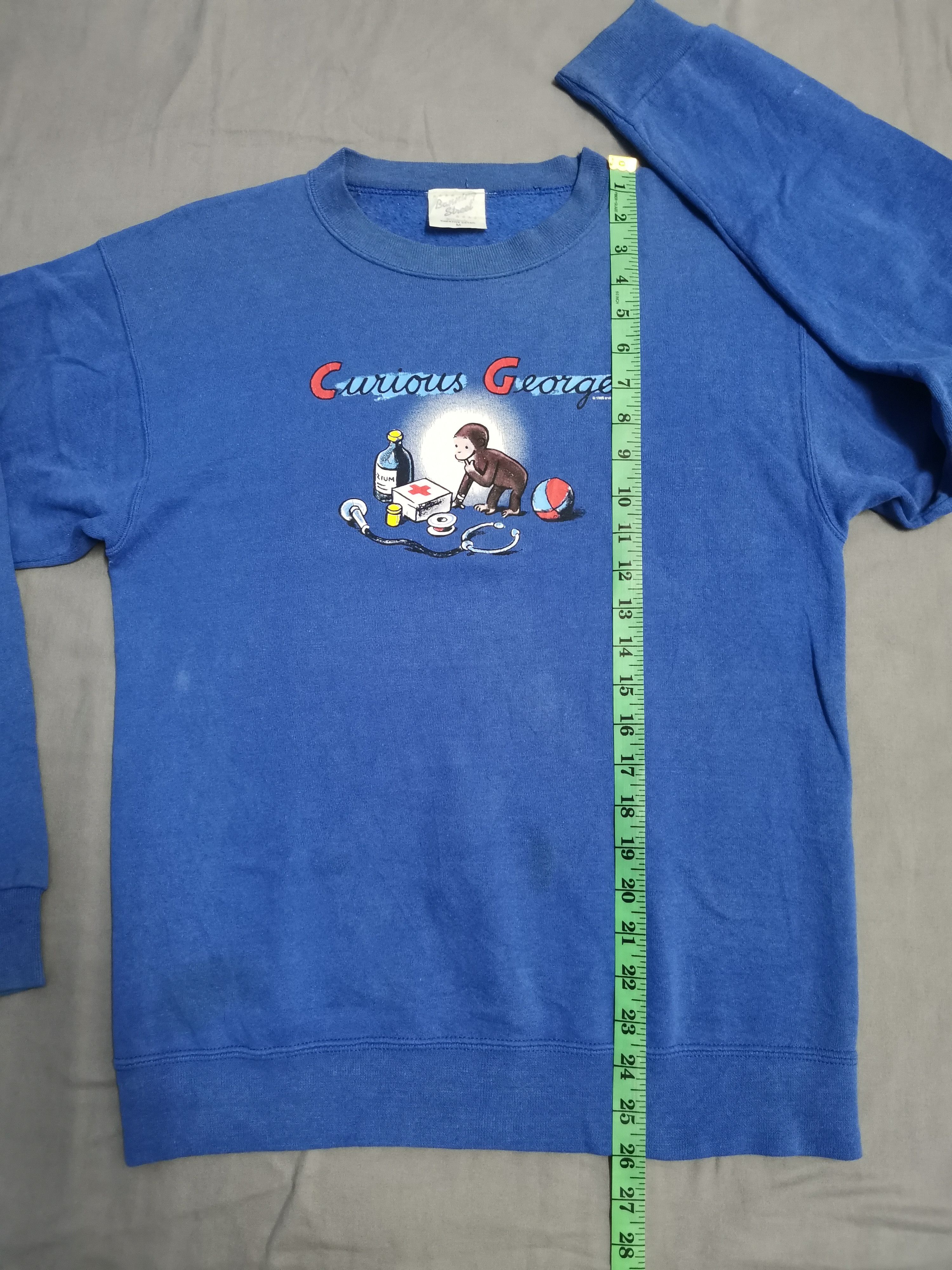 Vintage Vintage Curious George Medical Movie Cartoon Sweatshirt 90's Size US M / EU 48-50 / 2 - 5 Thumbnail