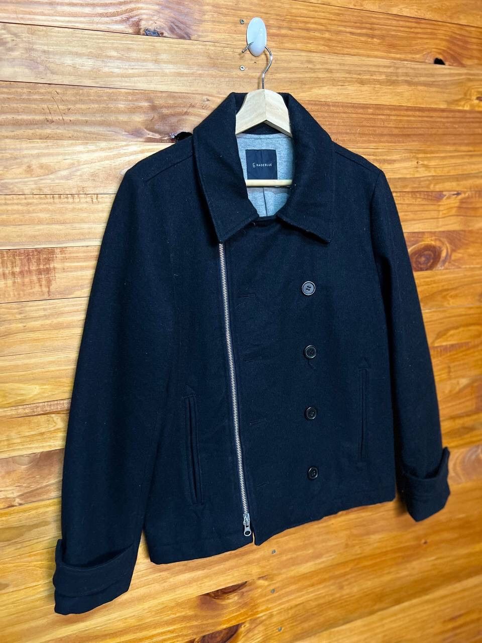 RAGEBLUE RAGEBLUE DOUBLEBREAST WOOL JACKET Size US M / EU 48-50 / 2 - 2 Thumbnail