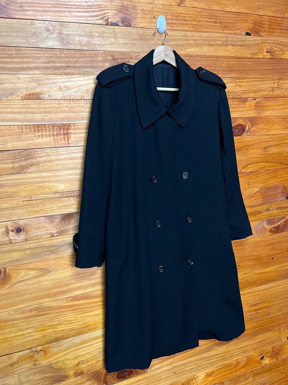 BIGI BIGI WOOL TRENCH BELT COAT MADE IN JAPAN Size US M / EU 48-50 / 2 - 2 Thumbnail