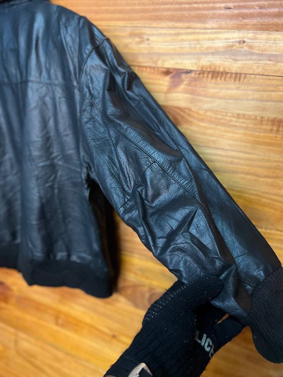 Leather 🔥BEST OFFER🔥VINTAGE LOLDANTHONY ZIP UP LEATHER JACKET Size US L / EU 52-54 / 3 - 11 Thumbnail