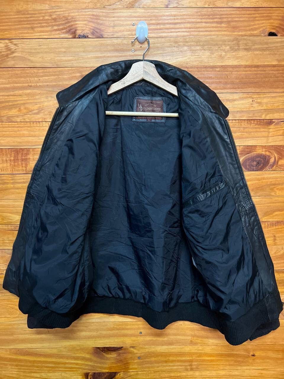 Leather 🔥BEST OFFER🔥VINTAGE LOLDANTHONY ZIP UP LEATHER JACKET Size US L / EU 52-54 / 3 - 13 Thumbnail