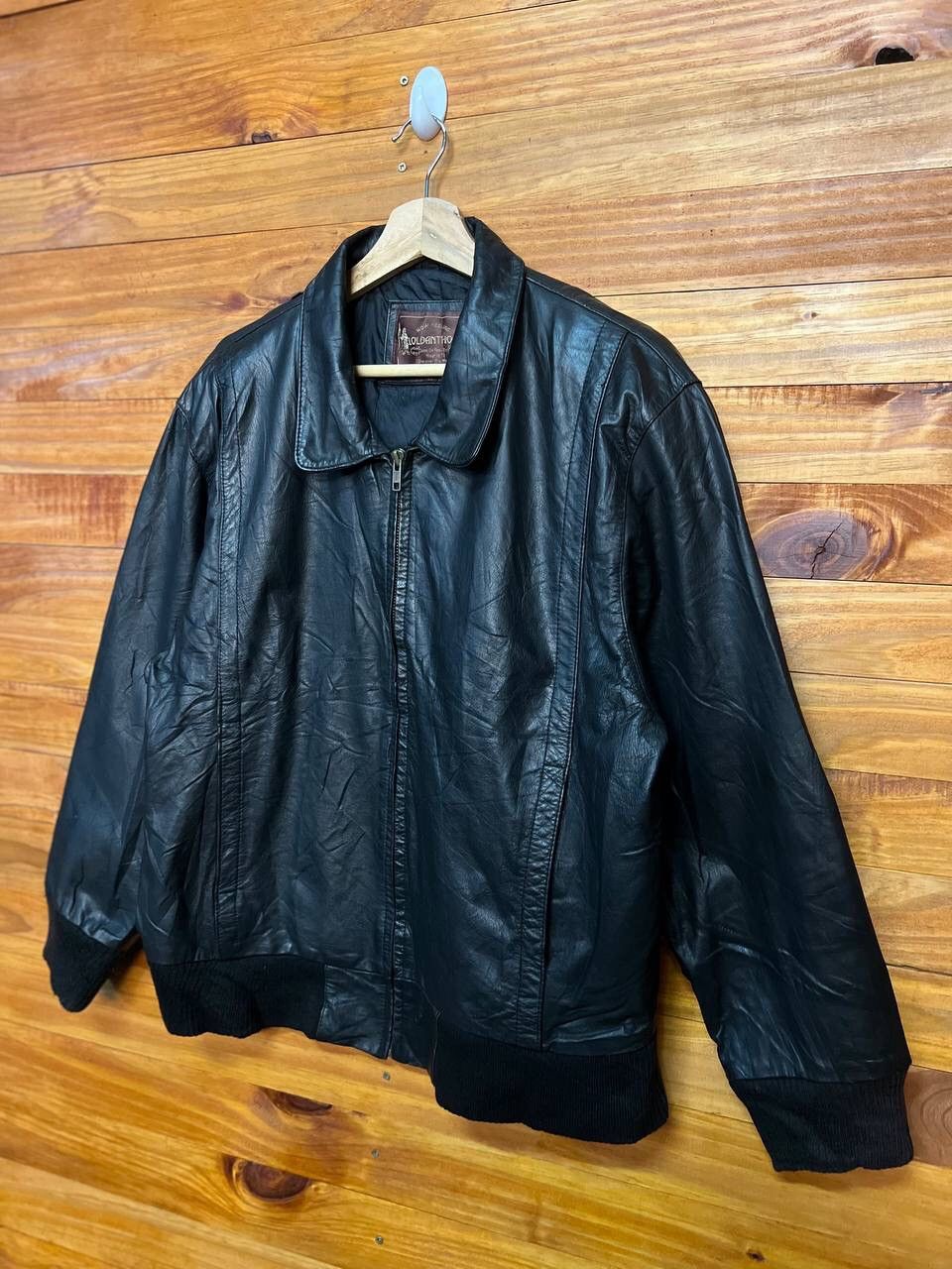 Leather 🔥BEST OFFER🔥VINTAGE LOLDANTHONY ZIP UP LEATHER JACKET Size US L / EU 52-54 / 3 - 3 Thumbnail