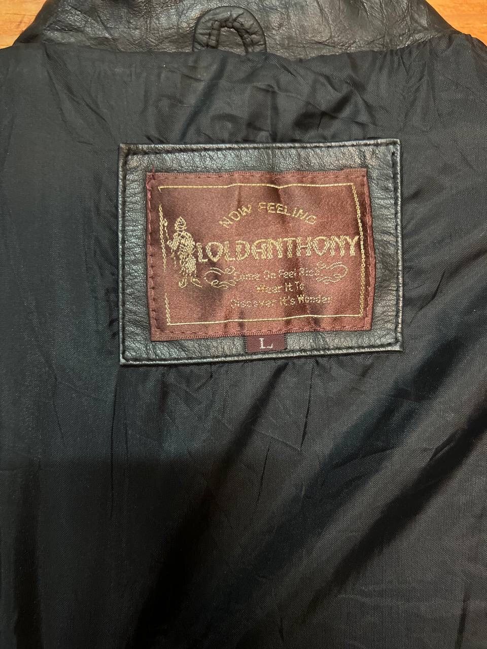 Leather 🔥BEST OFFER🔥VINTAGE LOLDANTHONY ZIP UP LEATHER JACKET Size US L / EU 52-54 / 3 - 17 Thumbnail