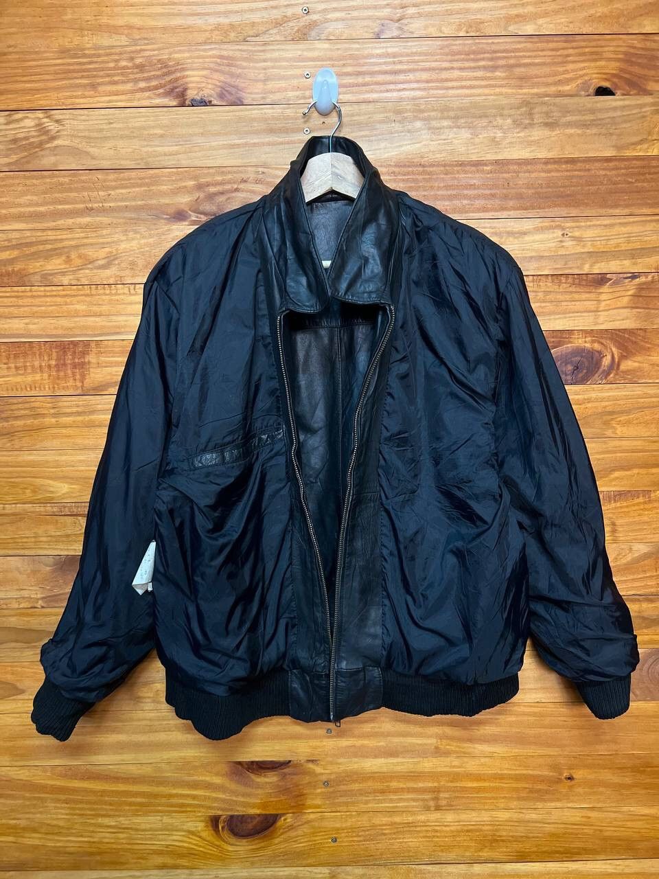 Leather 🔥BEST OFFER🔥VINTAGE LOLDANTHONY ZIP UP LEATHER JACKET Size US L / EU 52-54 / 3 - 14 Thumbnail