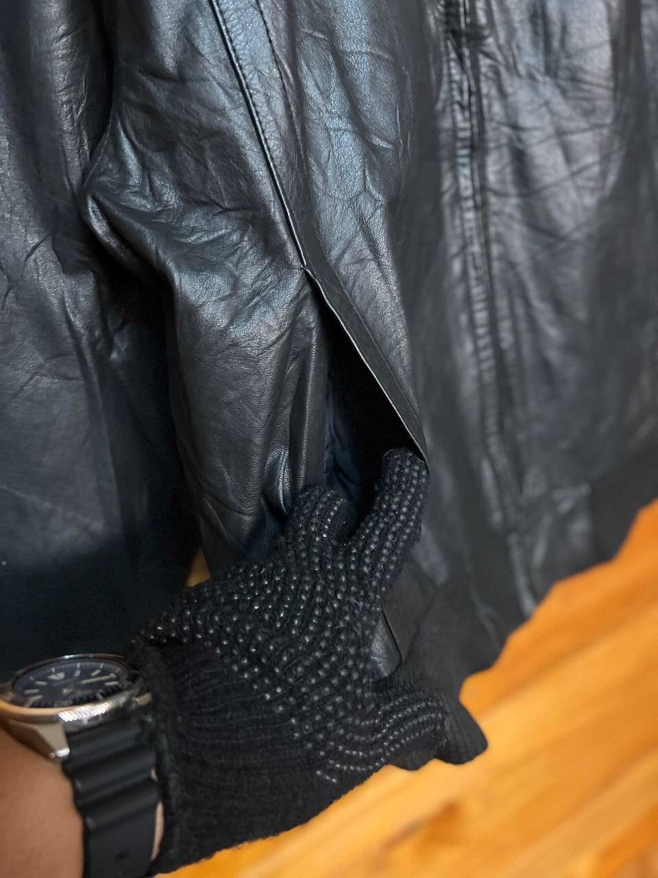 Leather 🔥BEST OFFER🔥VINTAGE LOLDANTHONY ZIP UP LEATHER JACKET Size US L / EU 52-54 / 3 - 4 Thumbnail