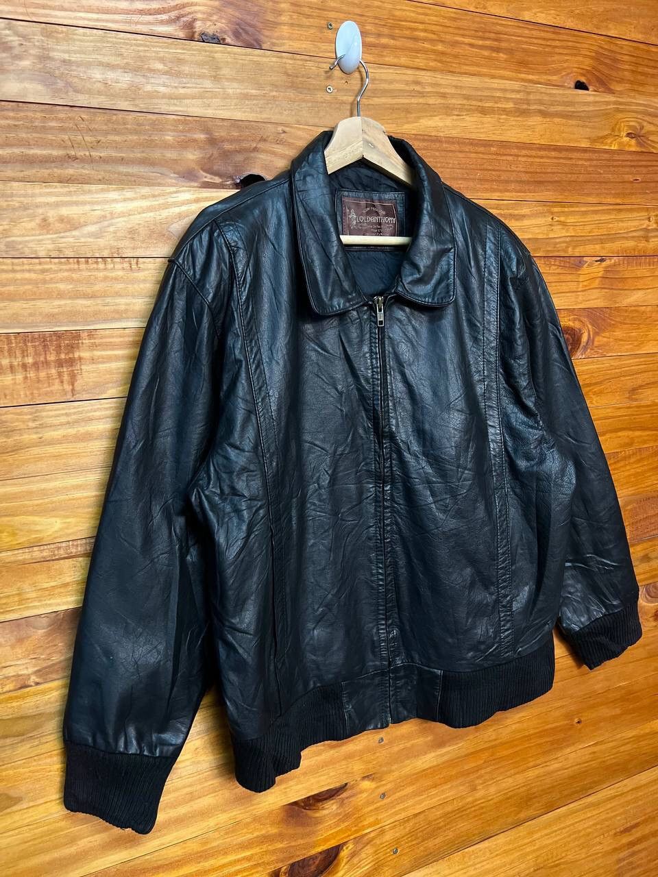 Leather 🔥BEST OFFER🔥VINTAGE LOLDANTHONY ZIP UP LEATHER JACKET Size US L / EU 52-54 / 3 - 2 Thumbnail