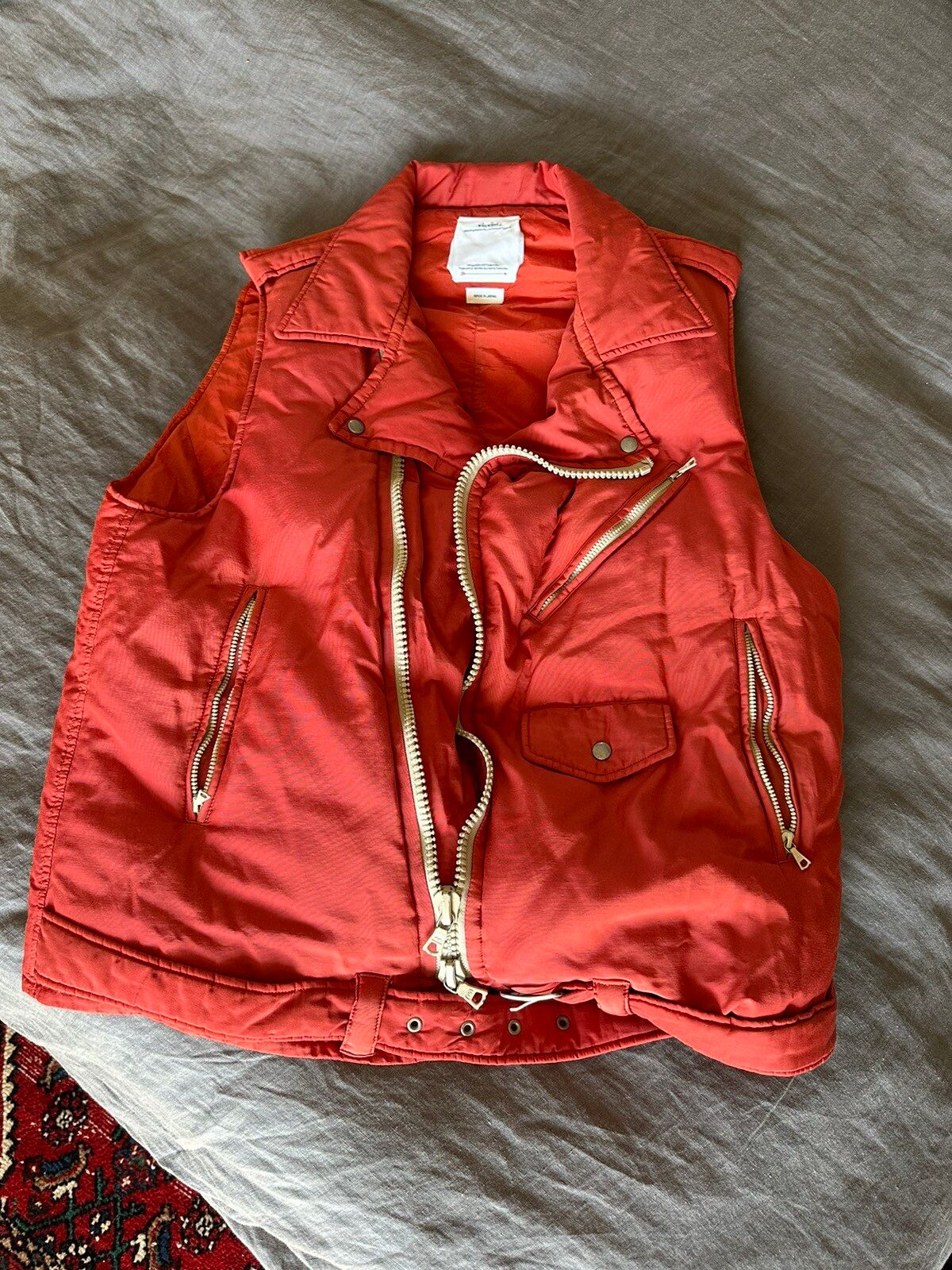 visvim STURGES DOWN VEST RED サイズ1ファッション - トップス