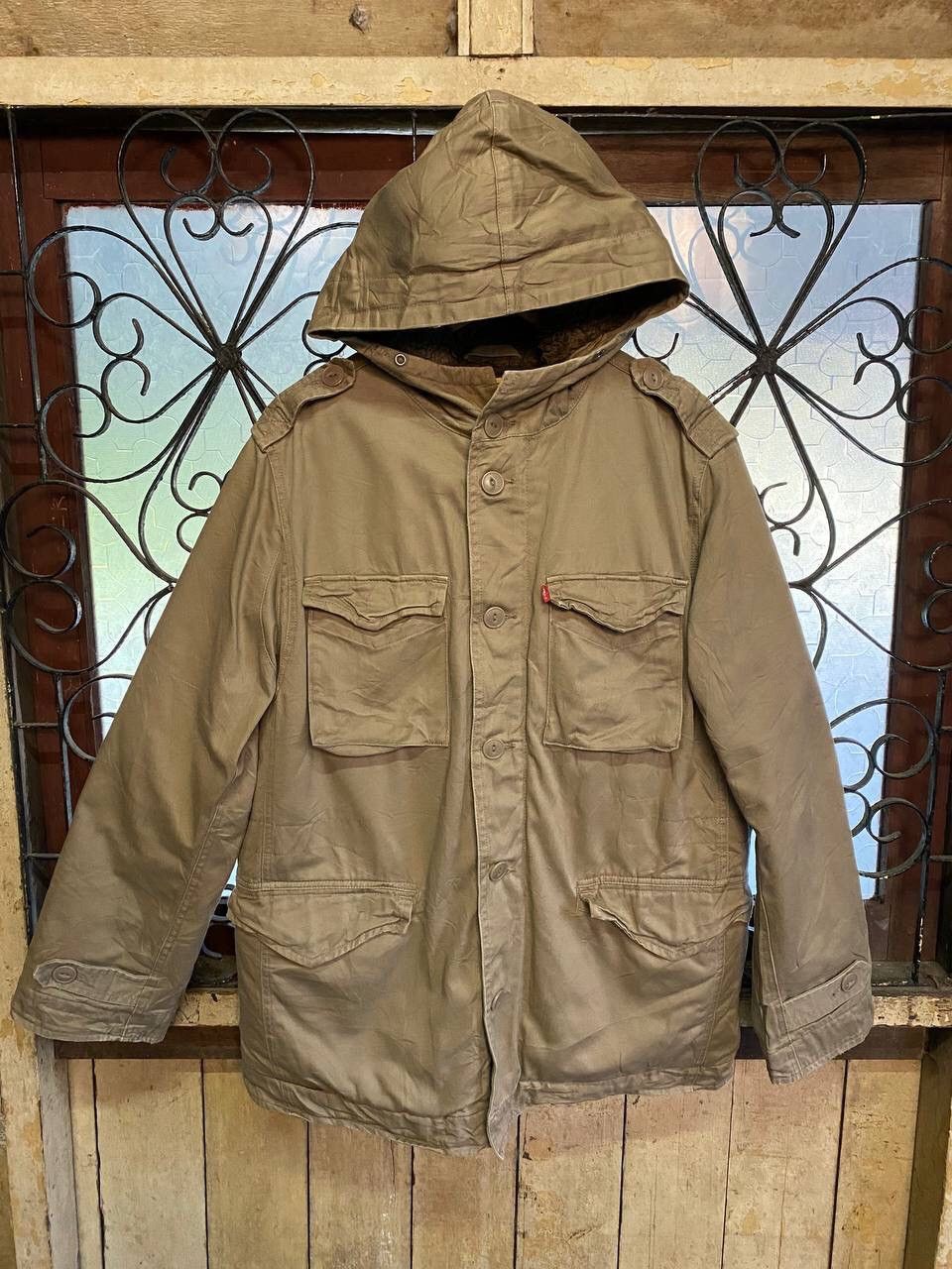 Levi’s Red Tab Sherpa Lined Heavy Hoodie Jacket