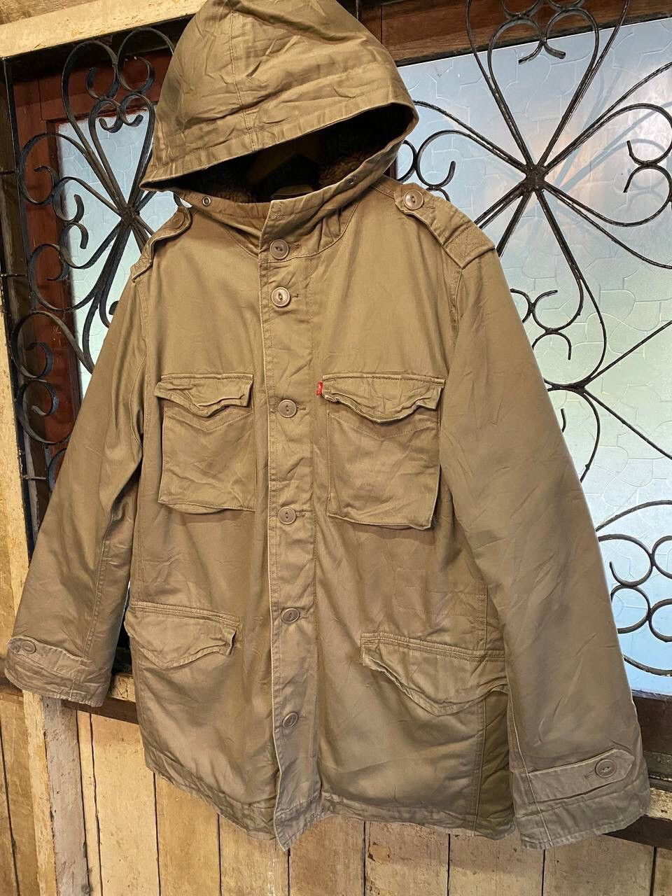 Levi’s Red Tab Sherpa Lined Heavy Hoodie Jacket