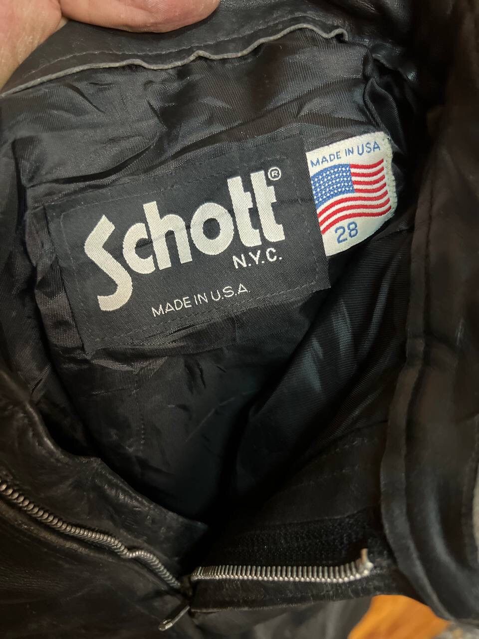 Genuine Leather VINTAGE SCHOTT LEATHER PANTS SIZE 2 Size US 28 / EU 44 - 11 Thumbnail